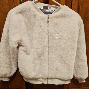 Disney Frozen 2 White Faux Fur Jacket